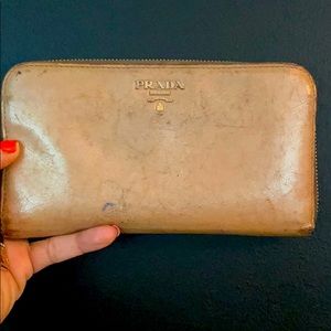 Authentic Leather Prada Wallet